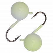 Дробинка с ушком d 6,0 мм, вес 2,08 гр, фосфор /10 шт/